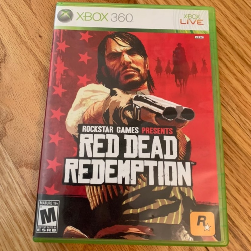Xbox 360 red dead redemption game